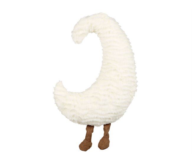 Beliani Almofada decorativa MOONLIGHTER Branco/ Bege