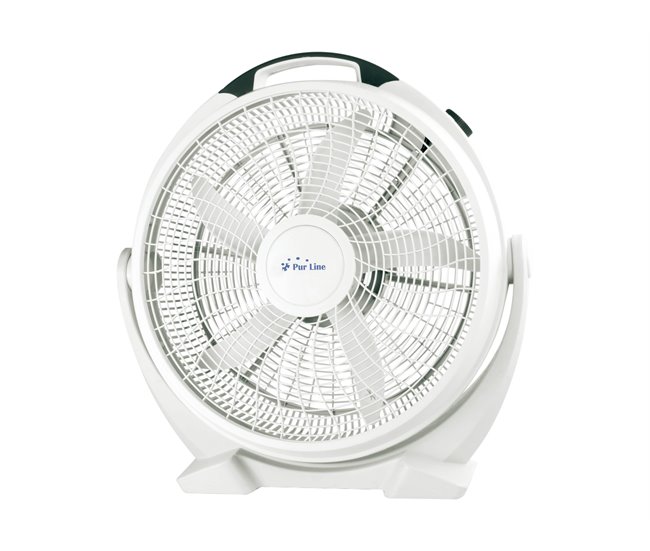 Ventilador industrial 110 W com 5 lâminas e 3 velocidades Branco