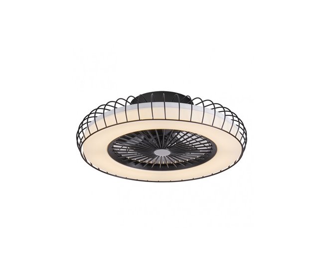  Ventilador de tecto metálico Série Albonez Preto