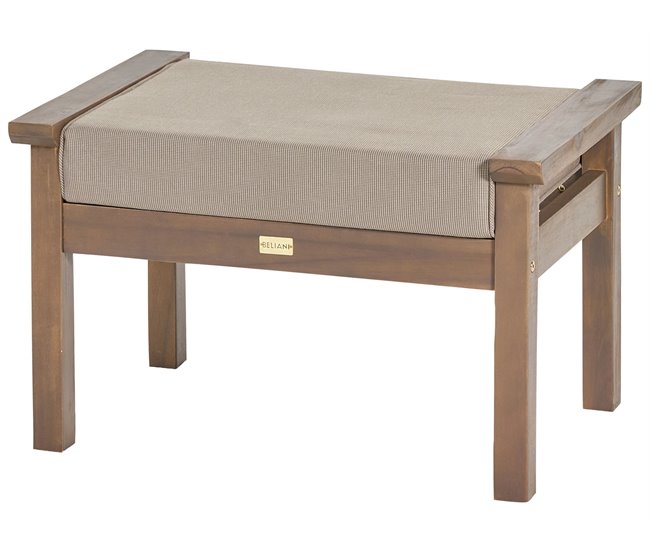 Beliani Conjunto lounge Madeira de acácia com certificado FSC® MANILA Castanho