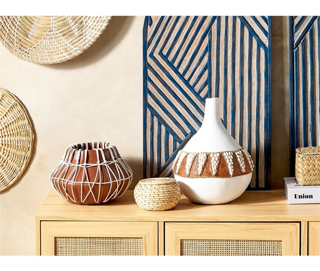 Beliani Jarro decorativo SIMPANG Branco
