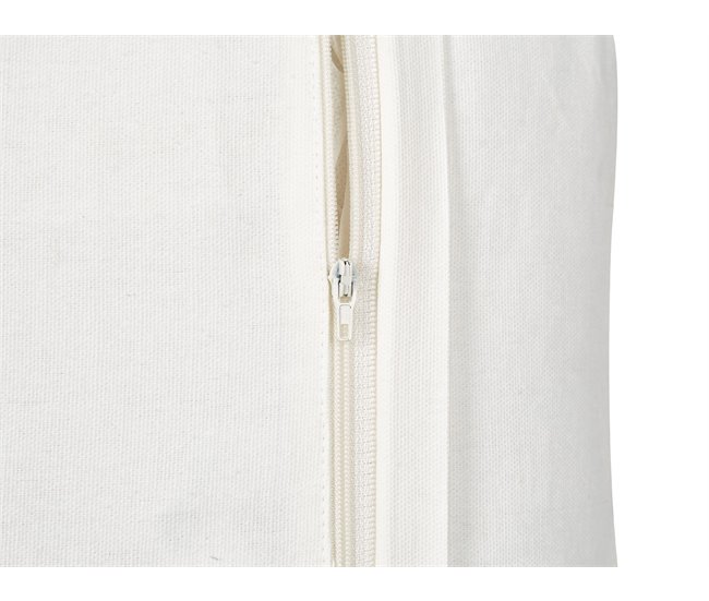 Beliani Cojín decorativo DILLENIA Branco/ Bege