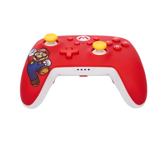 Controlo remoto sem fios para videojogos MARIO Vermelho