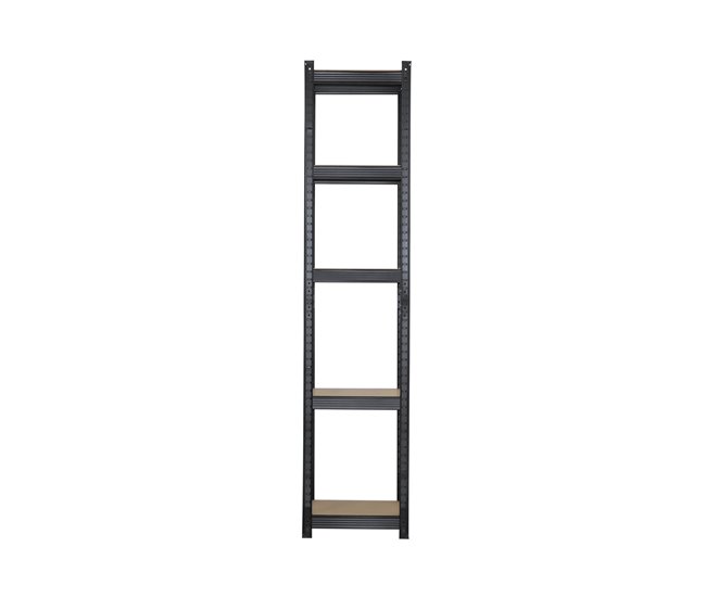 Pack 2 Prateleiras Modulares com 5 Prateleiras Ajustáveis ​​O91 Preto