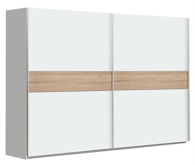 Roupeiro NEVADA portas deslizantes Branco