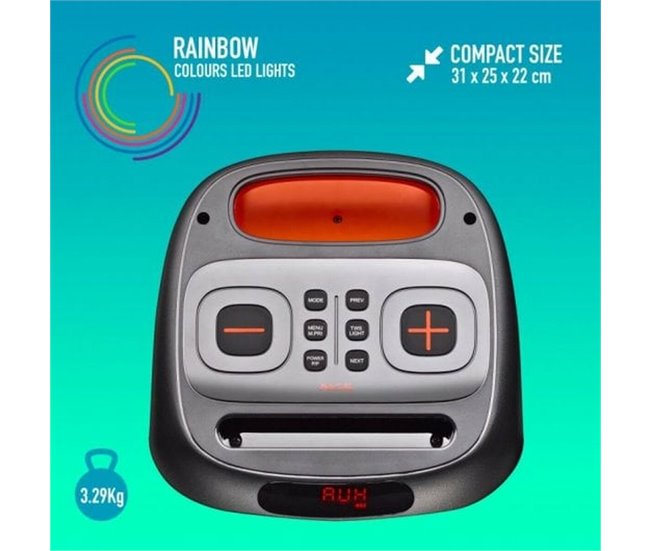 Altifalante Bluetooth Portátil ELEC-SPK-0836 Preto