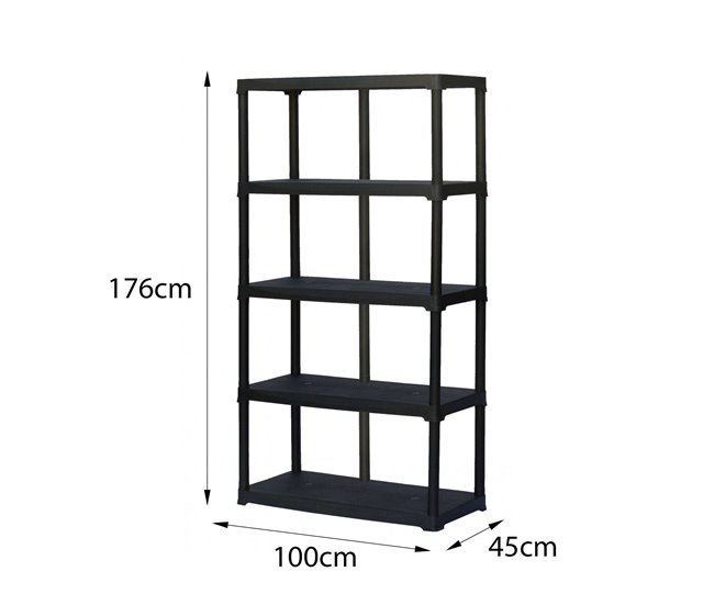 Armário exterior em PVC Antracite