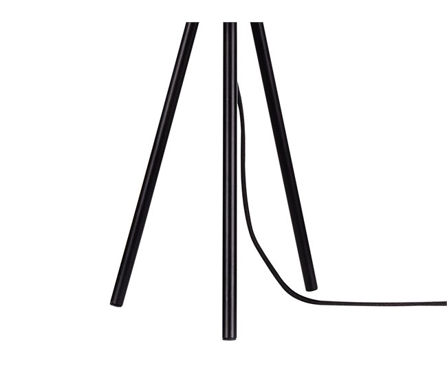 Beliani Candeeiro de mesa CULEBRA Preto