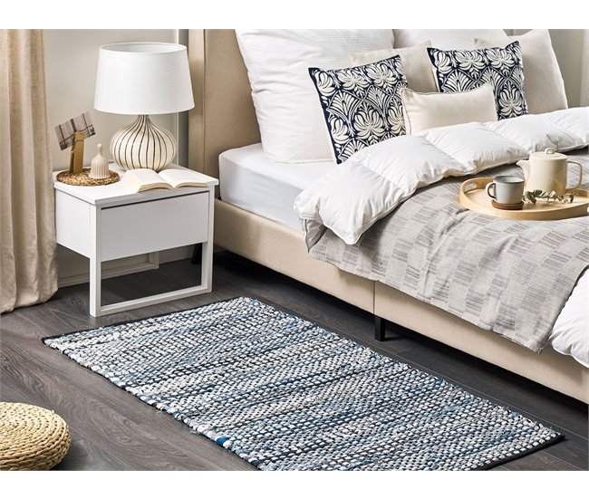 Beliani Entrelaçado ALANYA 80x150 Multicor
