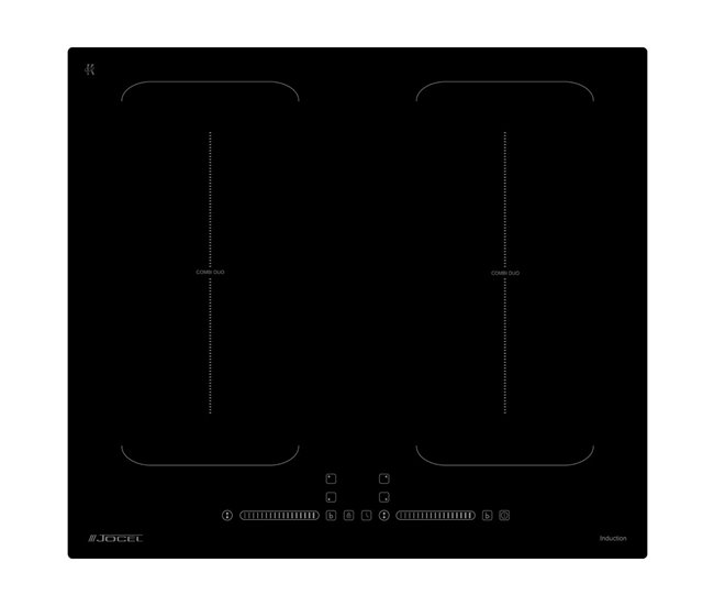 Conjunto forno e placa indução JOCEL JPK4EI200389 Preto/ Inox