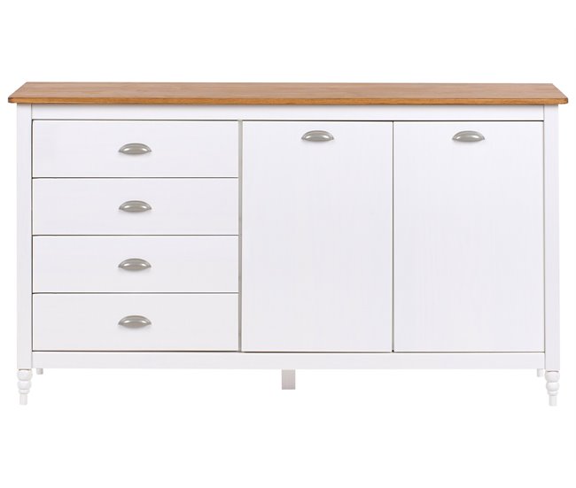 Beliani Aparador SHILLINGTON 150 Branco