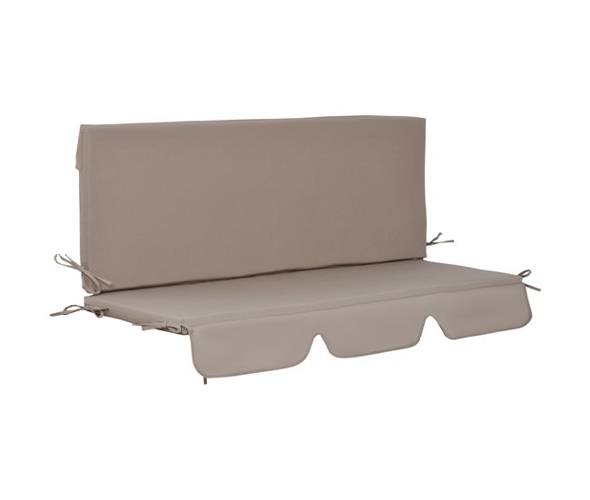 Almofada para Baloiço Poliéster e PP Outsunny Castanho