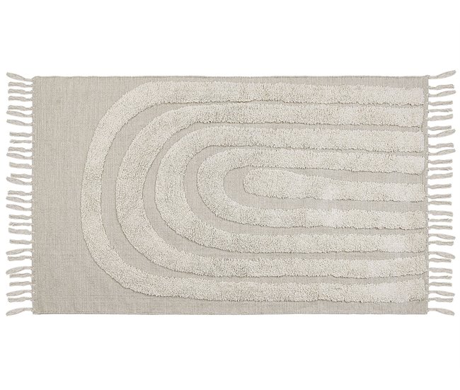 Beliani Pelos curtos HAKKARI 80x150 Bege
