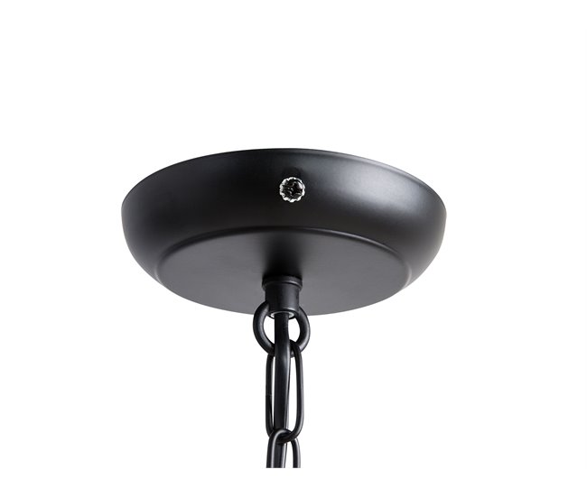 Beliani Candeeiro de tecto CELON Preto