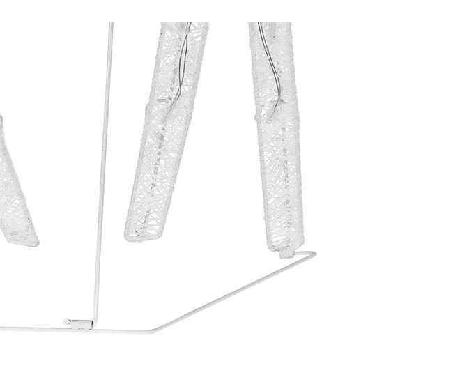Beliani Decoração LED ANGELI Branco
