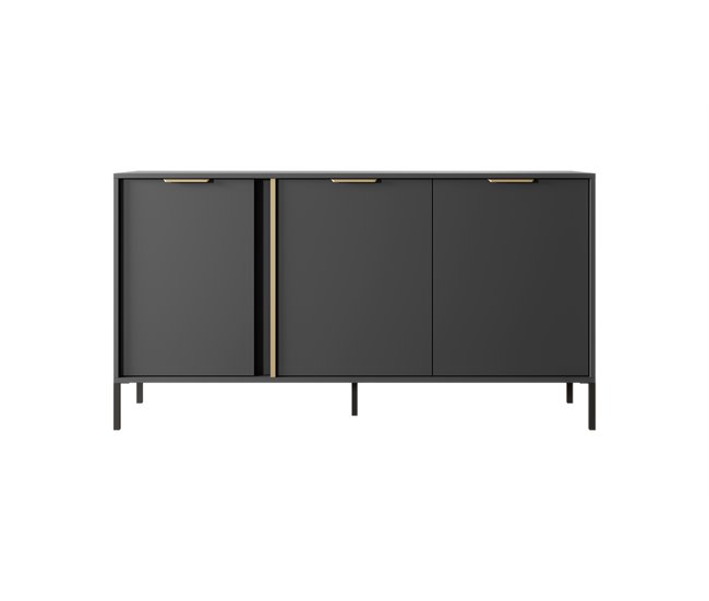 Aparador LARS 153 3D2S 40 Preto