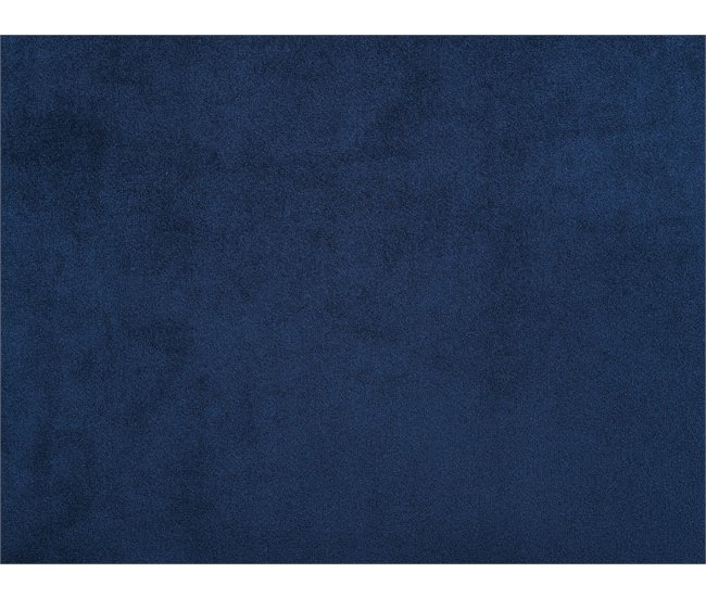 Beliani Chaise longue versão à direita Veludo LUIRO Azul Marino