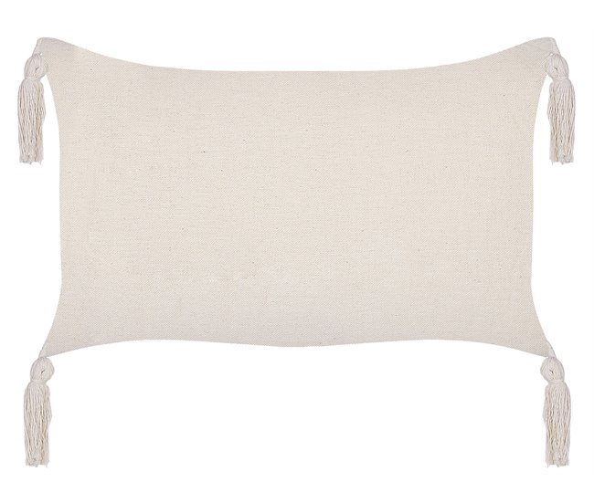 Beliani Almofada decorativa HAKONE 45x25 Bege
