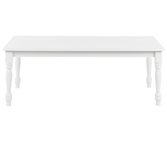 Beliani Mesa de centro KOKOMO 60x120 Branco