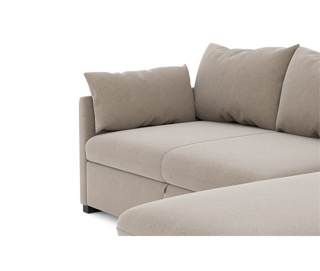 Chaise longue reversível com cama SYCO II Bege
