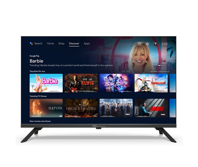 Televisor Smart TV 32 polegadas - TD Systems PRIME32K20GLE Preto