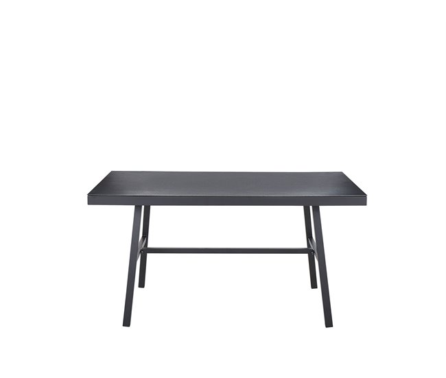 Beliani Mesa de refeição CANETTO Preto