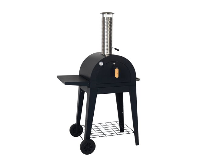 Forno de pizza a carvão para exterior - Giulia - Preto