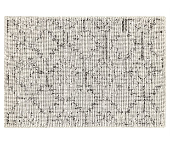 Beliani Entrelaçado URLA 140x200 Bege