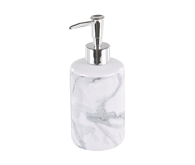 Beliani Conjunto de accesorios de baño ARAUCO Branco