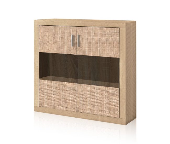 Adega de 2 portas Nuka 110 Castanho