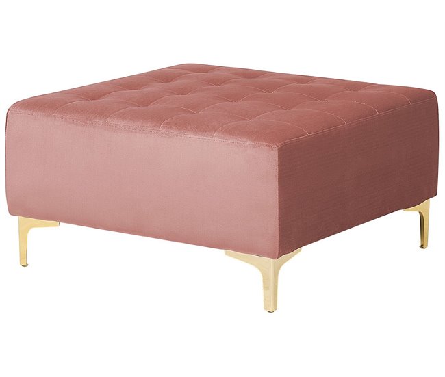 Beliani Sofá-cama Veludo ABERDEEN Areia