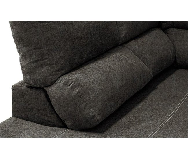 Mega Sofá Cama Chaise Longue Canto Itália 315cm Cimento