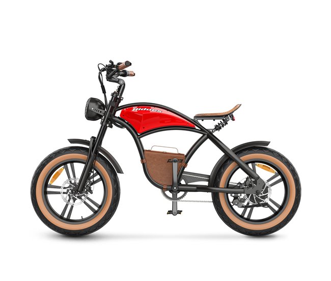 Bicicleta Elétrica Hidoes HD-B10 - Motor 1000W Bateria 48V13AH Vermelho