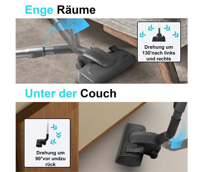 SUPERLEX SVC007DE Aspirador de Mão - 600W Cinza