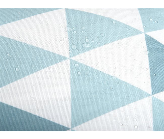 Beliani Almofada de jardim TRIFOS 40x40 Azul Claro