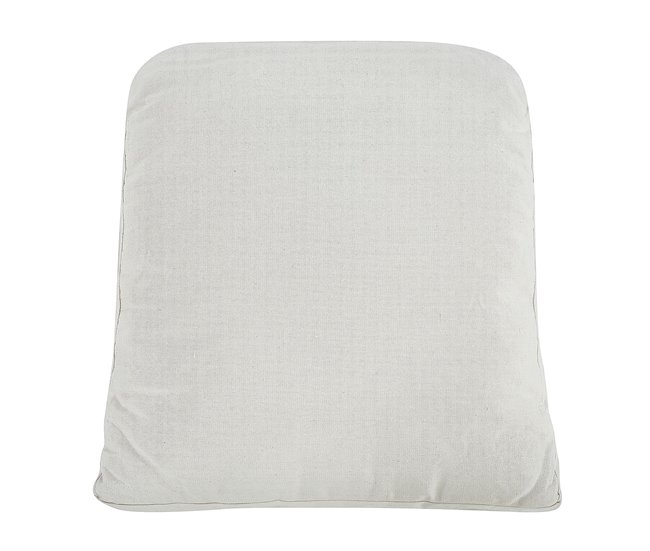 Beliani Poltrona RIBOLLA Branco/ Bege