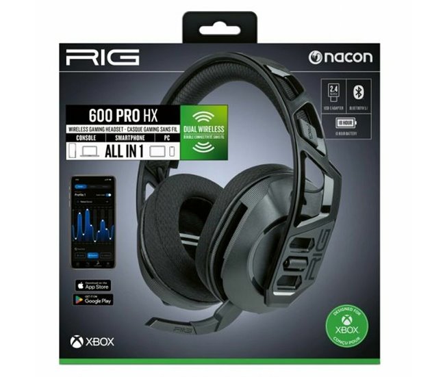 Auriculares com microfone para Vídeojogos RIG600PROHX Preto