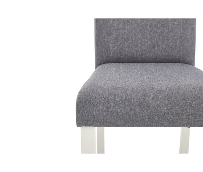 Conjunto de 2 cadeiras de jantar SOFIA  Cinza Claro