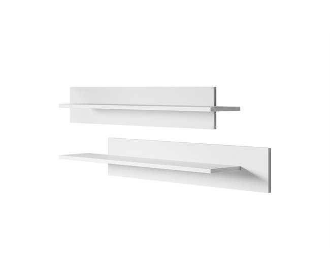 Conjunto 2 prateleiras sala de estar e jantar muebles bonitos 100