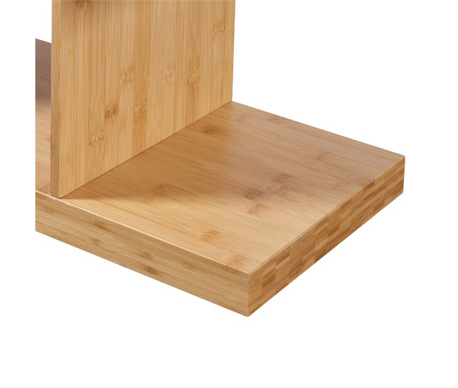 [en.casa] Estantes de Prateleiras Gullspång en forma de S bambu Natural