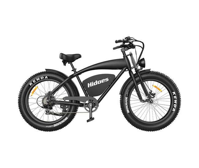 Bicicleta Elétrica Hidoes HD-B3 - Motor 1200W Bateria 48V18.2AH Preto
