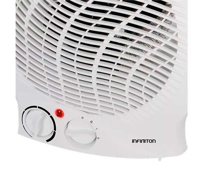 Aquecedor com ventilador vertical Infiniton HBS-200C - 2000W Branco/cinza