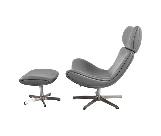 Cadeirão relax Manual BETA  Cinza