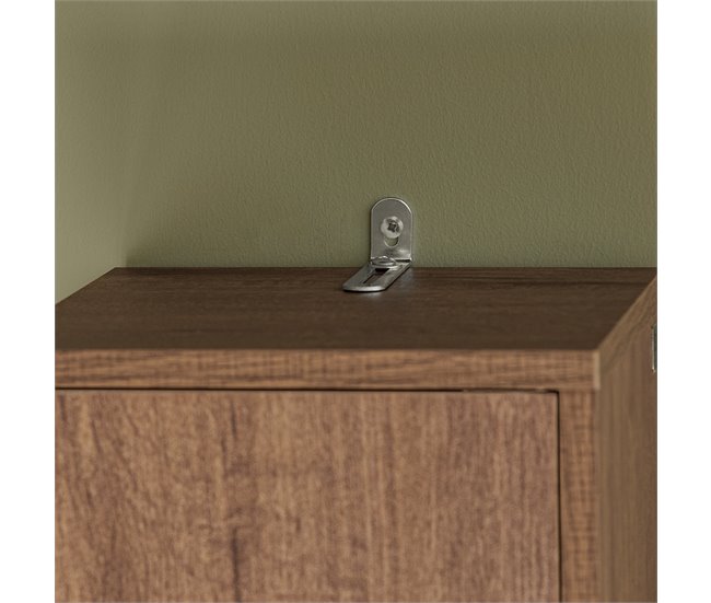 Armário de banho com 2 portas BZR34-PF SoBuy 20 Castanho