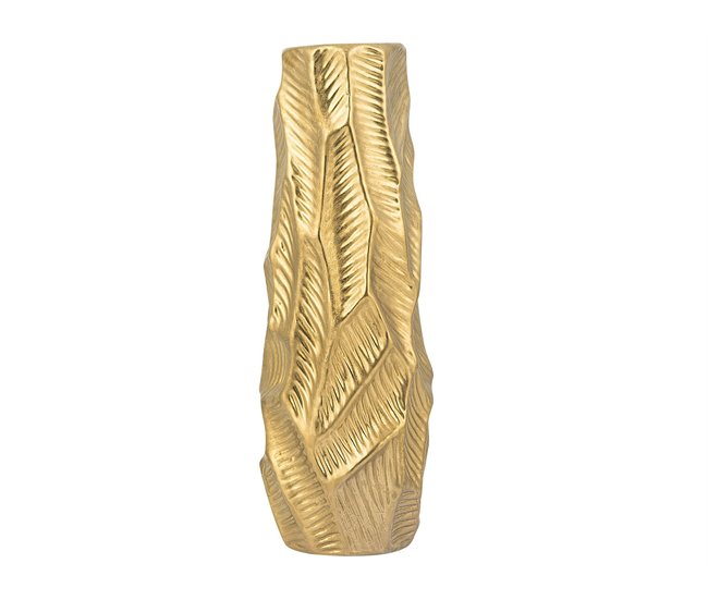 Beliani Jarrón decorativo ZAFAR Dourado