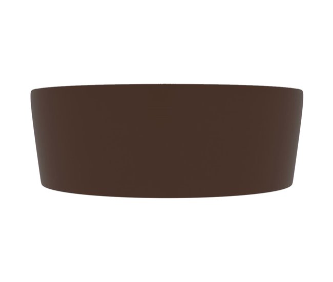 Lavatório - Lavabo - Pia de banheiro com extravasamento Castanho