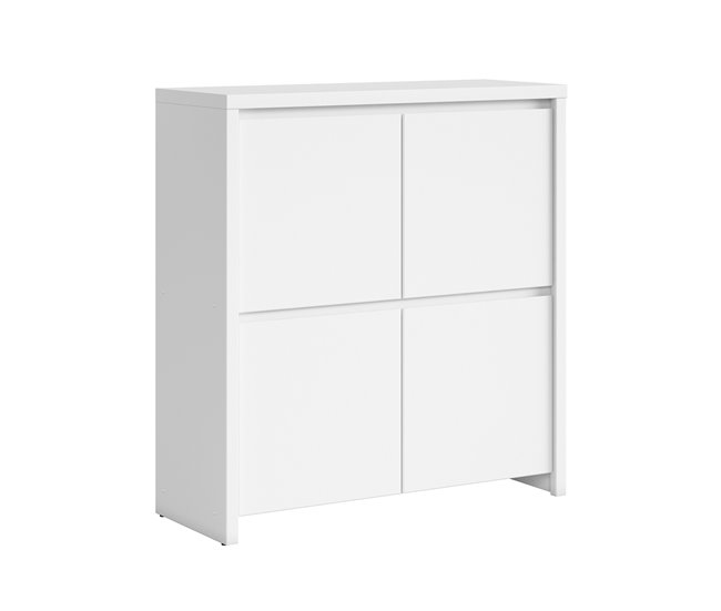 Aparador de 4 portas Soren 105 Branco