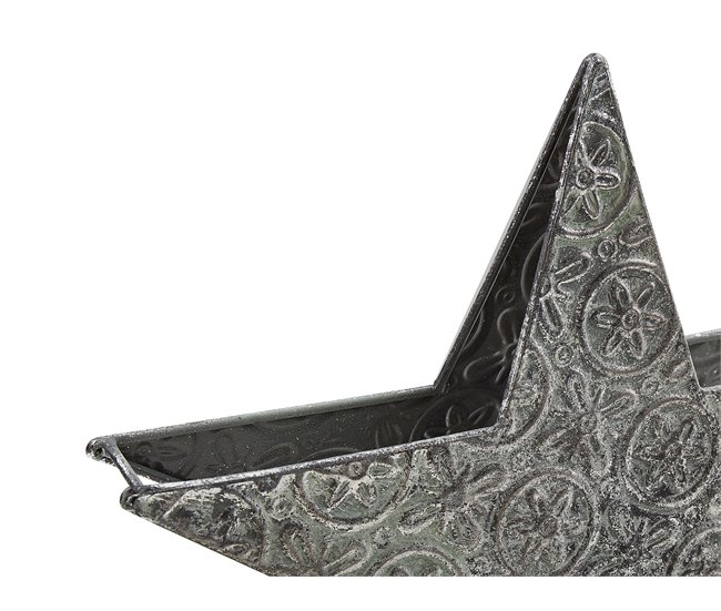 Beliani Candelabro TORNIO Cinza