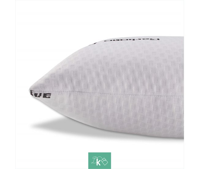 Cobertura viscoelástica de carbono ativo Cobertura de carbono ativo 80x34 Branco Veta