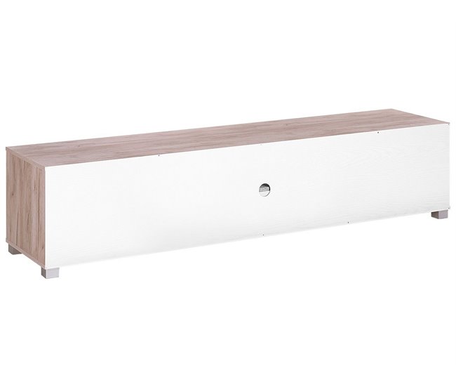 Beliani Mesa de TV LINCOLN Castanho